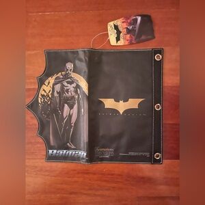 NEW Pencil Case Batman Boys Pouch 3 Ring Binder 2 Zippers School Office Supplies